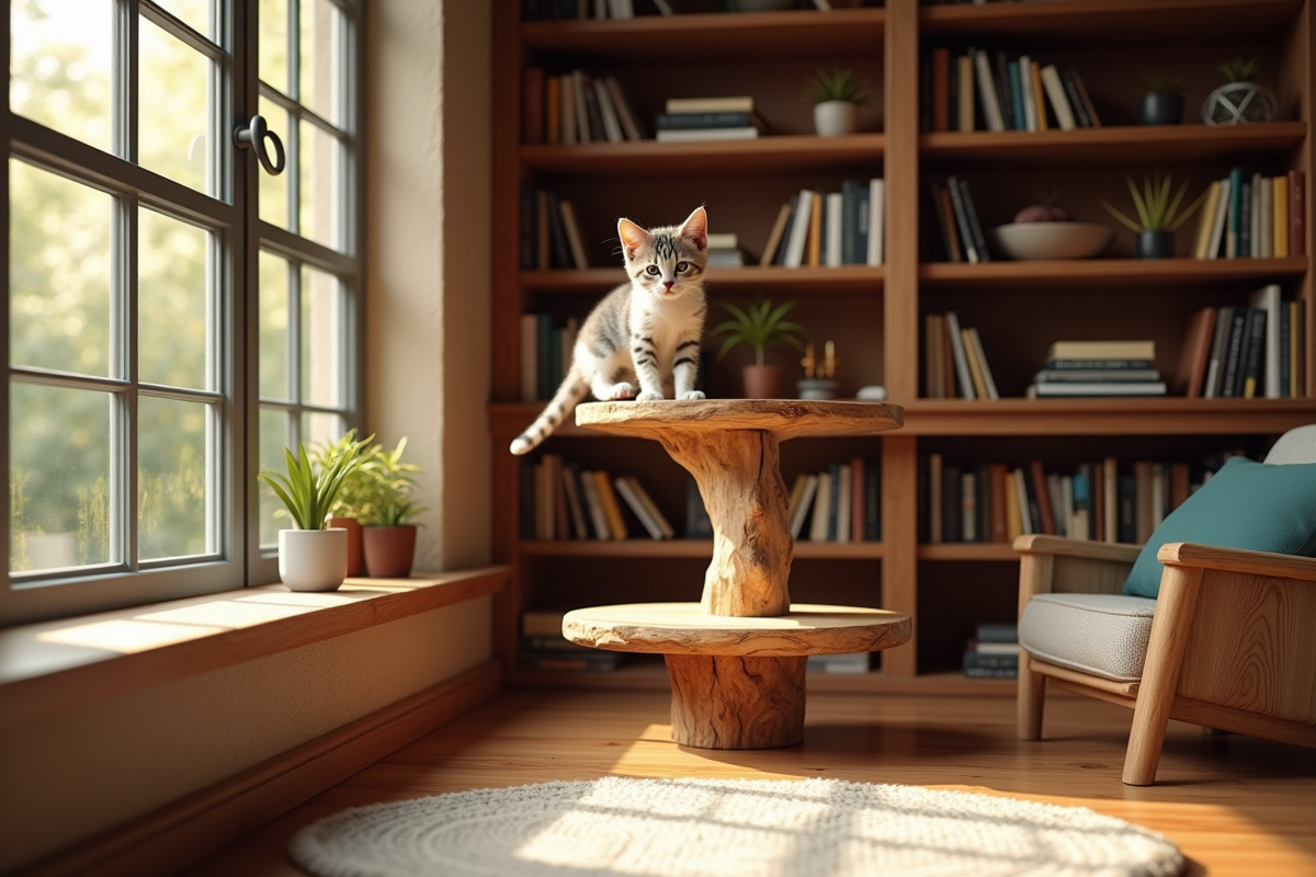 arbre chat