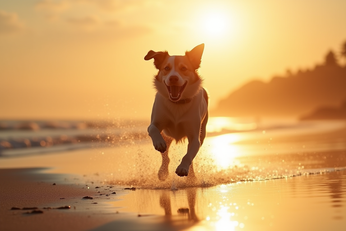 chien actif